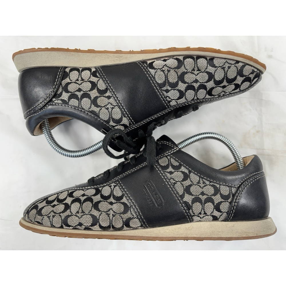 Vintage Coach Leatherware  Noella Monogram Leather sneakers size 8.5 M